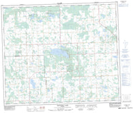 083J02 Thunder Lake Canadian topographic map, 1:50,000 scale