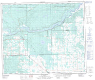 083J03 Green Court Canadian topographic map, 1:50,000 scale