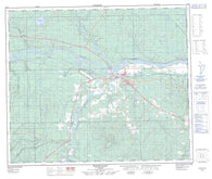 083J04 Whitecourt Canadian topographic map, 1:50,000 scale