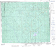 083J05 Carson Lake Canadian topographic map, 1:50,000 scale