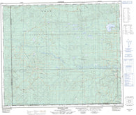 083J12 Swartz Lake Canadian topographic map, 1:50,000 scale