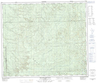 083J13 Wallace Mountain Canadian topographic map, 1:50,000 scale