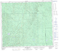 083J14 Deer Mountain Canadian topographic map, 1:50,000 scale