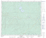 083K06 Tony Creek Canadian topographic map, 1:50,000 scale