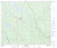 083K07 Iosegun Lake Canadian topographic map, 1:50,000 scale