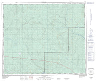 083K08 Two Creek Canadian topographic map, 1:50,000 scale