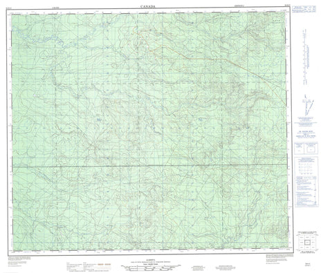 083K09 No Title Canadian topographic map, 1:50,000 scale