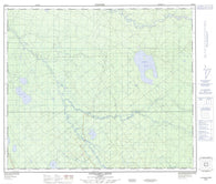 083K10 Atikkamek Creek Canadian topographic map, 1:50,000 scale