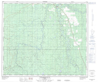 083K11 Waskahigan River Canadian topographic map, 1:50,000 scale