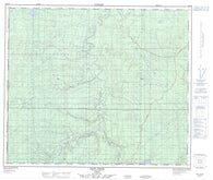 083K12 Ante Creek Canadian topographic map, 1:50,000 scale