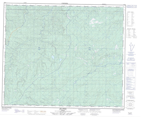 083L01 No Title Canadian topographic map, 1:50,000 scale