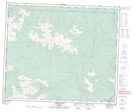 083L04 Kakwa Falls Canadian topographic map, 1:50,000 scale