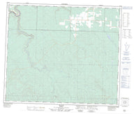 083L14 Wapiti Canadian topographic map, 1:50,000 scale