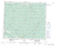 083L Wapiti Canadian topographic map, 1:250,000 scale