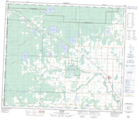 083M05 Hythe Canadian topographic map, 1:50,000 scale