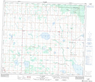 083M06 La Glace Canadian topographic map, 1:50,000 scale