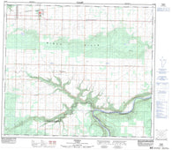 083M09 Peoria Canadian topographic map, 1:50,000 scale