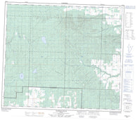 083M11 Saddle Hills Canadian topographic map, 1:50,000 scale