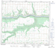 083M16 Codesa Canadian topographic map, 1:50,000 scale