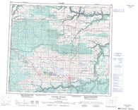083M Grande Prairie Canadian topographic map, 1:250,000 scale