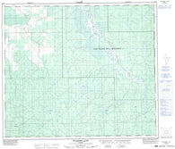 083N01 Bellrose Lake Canadian topographic map, 1:50,000 scale