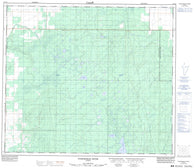 083N05 Puskwaskau River Canadian topographic map, 1:50,000 scale