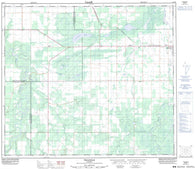 083N07 Triangle Canadian topographic map, 1:50,000 scale