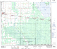 083N08 High Prairie Canadian topographic map, 1:50,000 scale