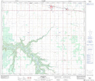 083N11 Donnelly Canadian topographic map, 1:50,000 scale