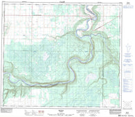 083N12 Watino Canadian topographic map, 1:50,000 scale