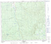 083O03 Adams Creek Canadian topographic map, 1:50,000 scale