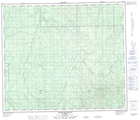 083O04 House Mountain Canadian topographic map, 1:50,000 scale