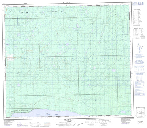 083O12 Salt Creek Canadian topographic map, 1:50,000 scale