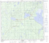 083O13 Atikameg Canadian topographic map, 1:50,000 scale