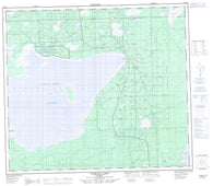 083O14 Utikuma Lake Canadian topographic map, 1:50,000 scale