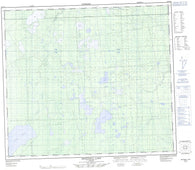 083O15 Brintnell Lake Canadian topographic map, 1:50,000 scale