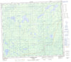 083O16 Mistehae Lake Canadian topographic map, 1:50,000 scale