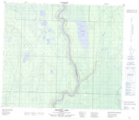 083P07 Amadou Lake Canadian topographic map, 1:50,000 scale