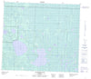 083P14 Muskeg River Canadian topographic map, 1:50,000 scale