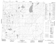 084A03 Horsetail Lake Canadian topographic map, 1:50,000 scale