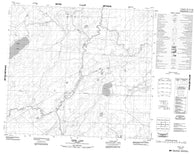 084A05 Tepee Lake Canadian topographic map, 1:50,000 scale