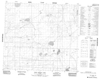 084A06 Wood Buffalo Lake Canadian topographic map, 1:50,000 scale