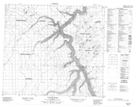 084A07 Livock River Canadian topographic map, 1:50,000 scale