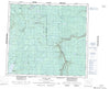 084A Algar Lake Canadian topographic map, 1:250,000 scale