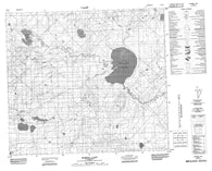 084B02 Muskwa Lake Canadian topographic map, 1:50,000 scale