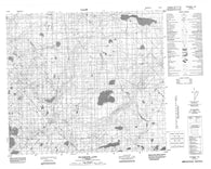 084B03 Cranberry Lake Canadian topographic map, 1:50,000 scale