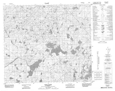 084B04 Mink River Canadian topographic map, 1:50,000 scale