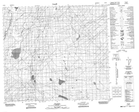 084B06 No Title Canadian topographic map, 1:50,000 scale