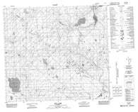 084B07 Bat Lake Canadian topographic map, 1:50,000 scale