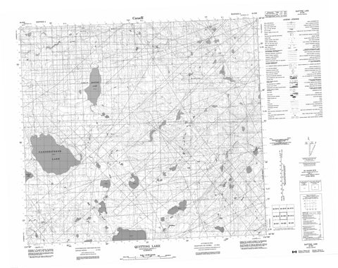 084B09 Quitting Lake Canadian topographic map, 1:50,000 scale